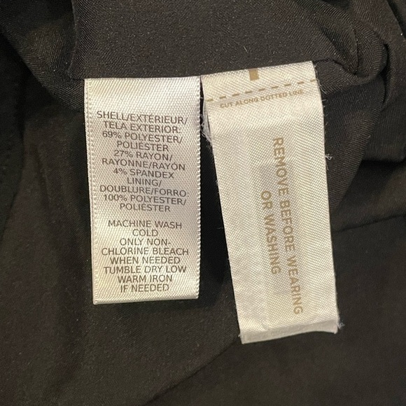 Loft black mini skirt size 2 - Picture 4 of 5